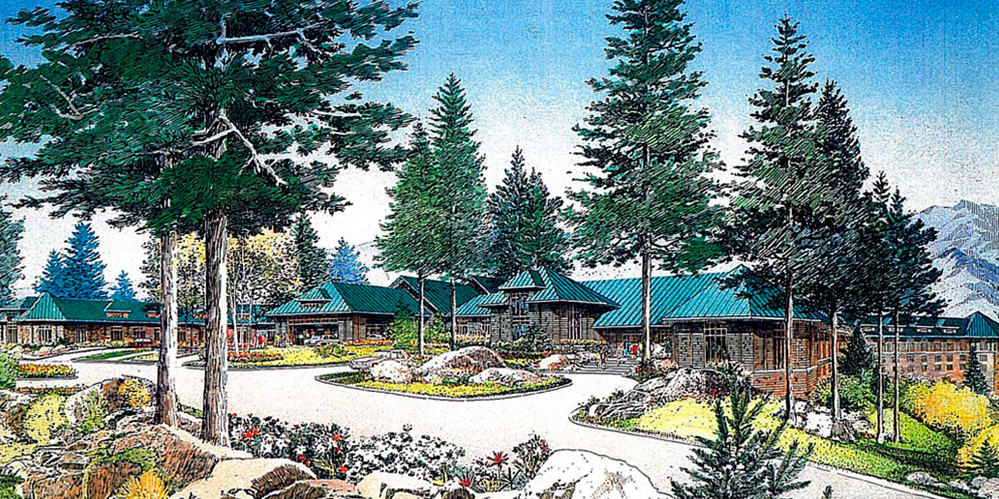 Castle Pines Hotel proposed front elevation